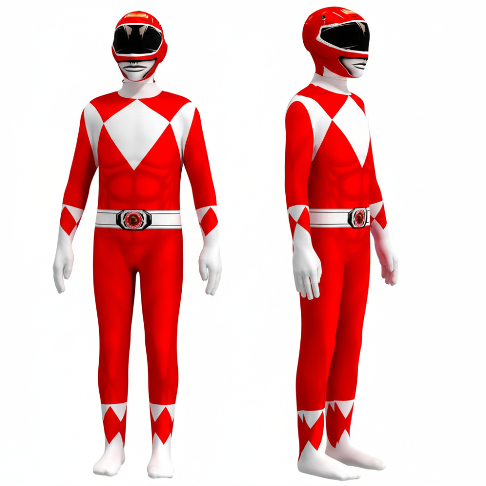 Kids Costume Superhero Jumpsuit Mask Cosplay Party