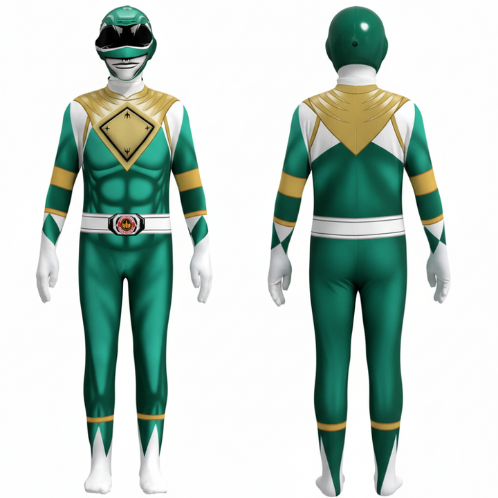 Kids Costume Superhero Jumpsuit Mask Cosplay Party