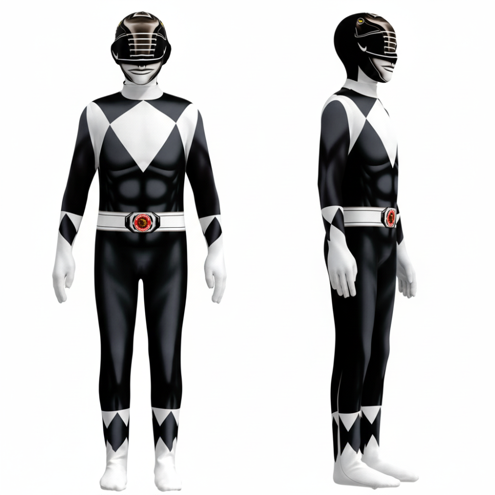 Kids Costume Superhero Jumpsuit Mask Cosplay Party