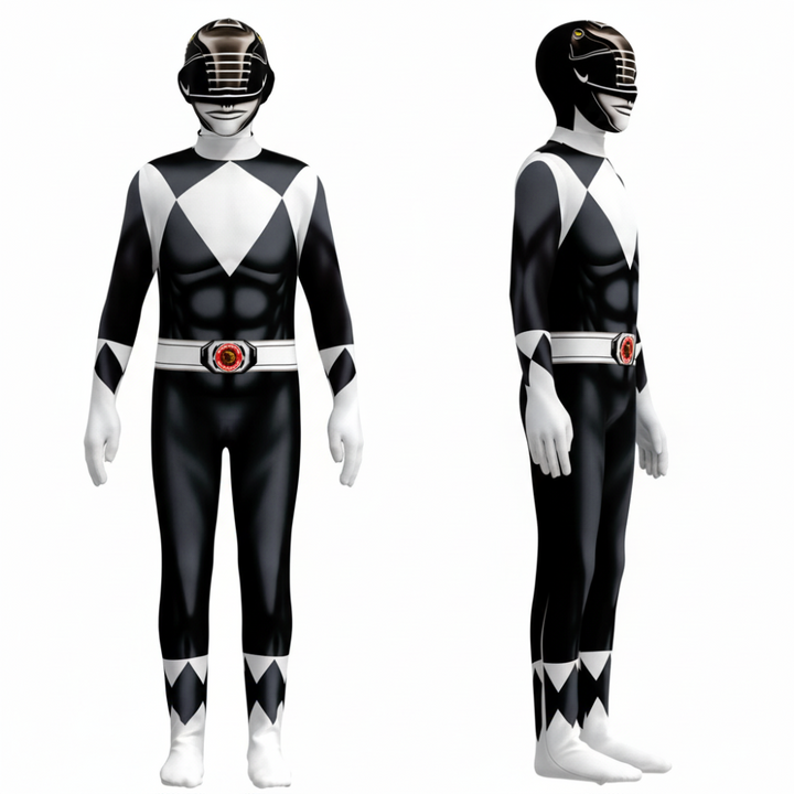 Kids Costume Superhero Jumpsuit Mask Cosplay Party