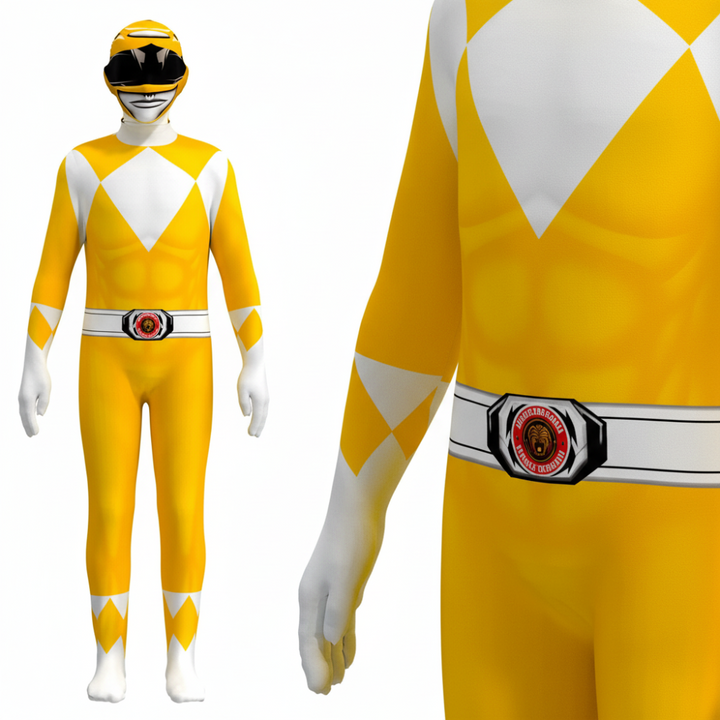 Kids Costume Superhero Jumpsuit Mask Cosplay Party