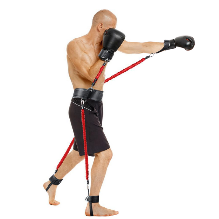 Kit d'Entraînement de Boxe avec Balle de Frappe et Bandes de Résistance – Force, Endurance et Technique Améliorées 2