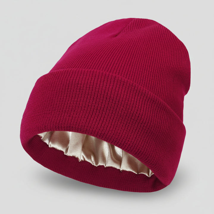 Hiking Beanie Hat Womens Warm Knit Soft Stretch Winter Cap
