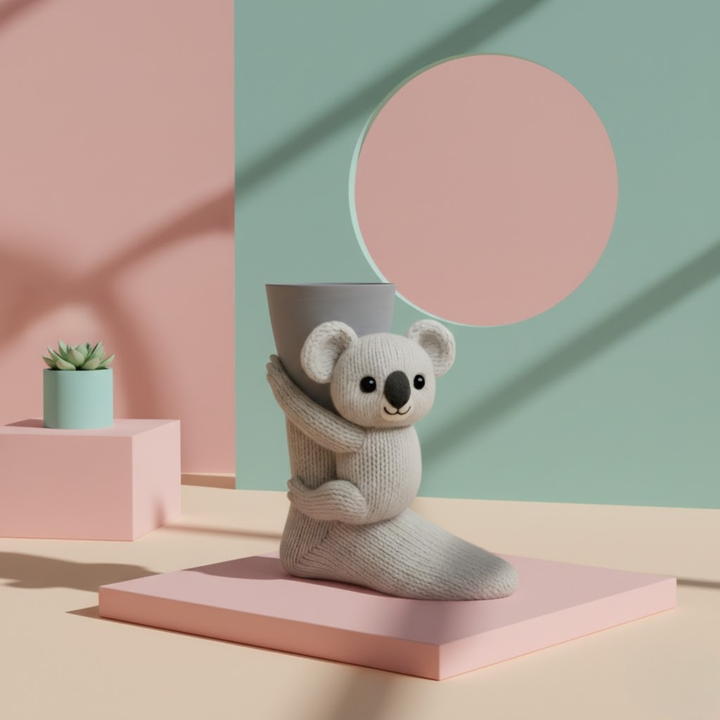 Protiskluzové ponožky unisex zimní zvířecí vzor domácí bačkory