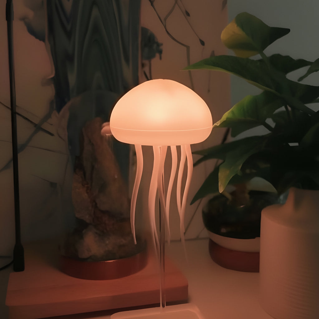 Stolní Lampa LED Medúza RGB Měnící Barvy Noční Dekorativní
