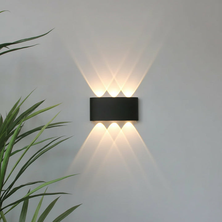 Lampada da parete esterna moderna a LED impermeabile