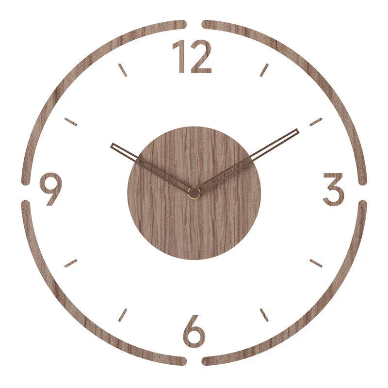 La simplicité nordique dans une horloge en bois 1
