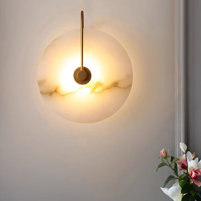 Lampe À LED Suspendue En Albâtre - Luminaire Moderne Énergétiquement Efficace 4