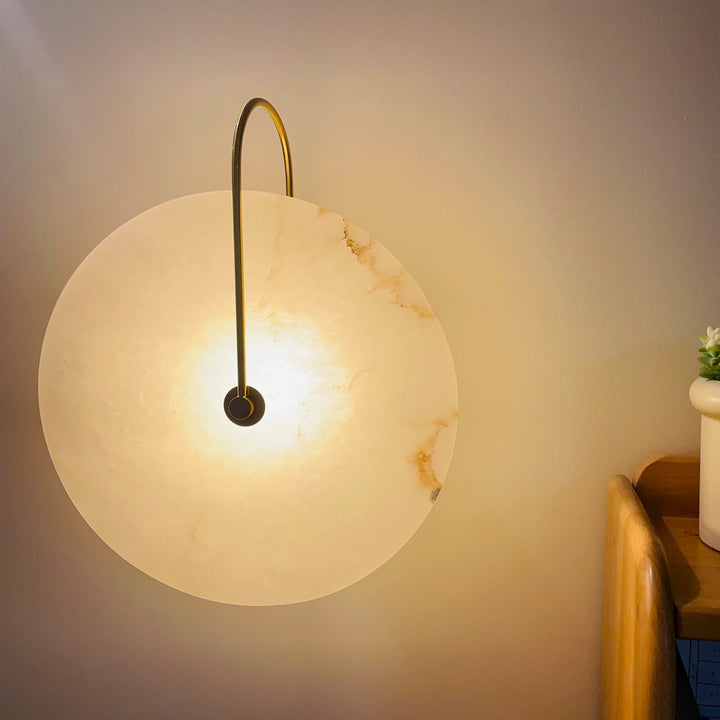 Lampe À LED Suspendue En Albâtre - Luminaire Moderne Énergétiquement Efficace 6