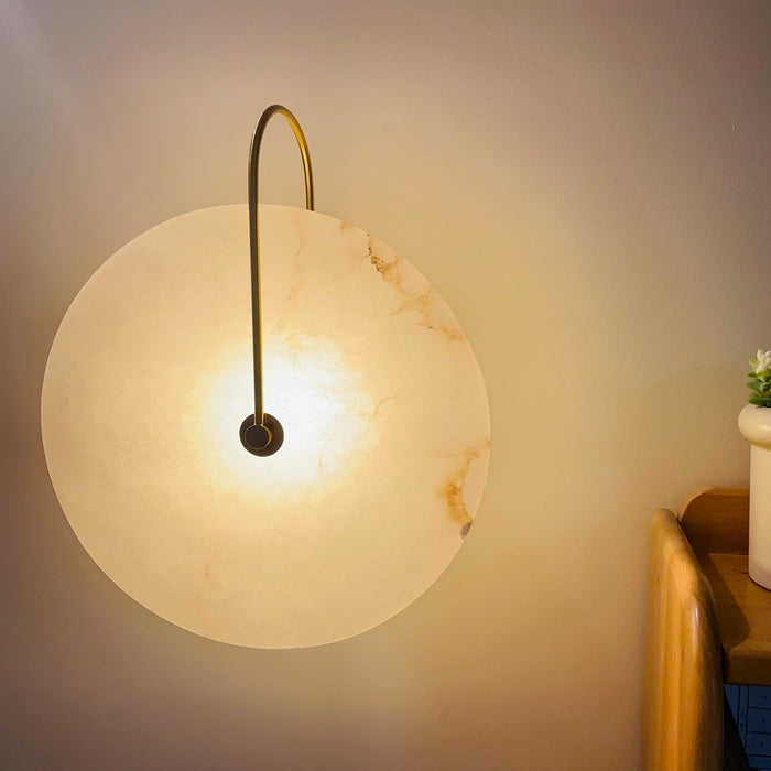 Lampe À LED Suspendue En Albâtre - Luminaire Moderne Énergétiquement Efficace 7