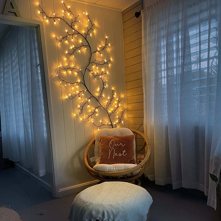 Lampe Decorative Arbre à LED - Luminaire Pour Salon - Éclairage Ambiance Unique 0