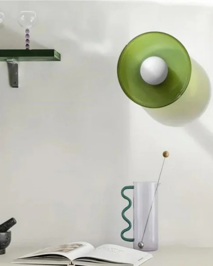 Lampe Décorative Artistique Moderne - Luminaire Pour Salon Élégant en Fer et Verre 5