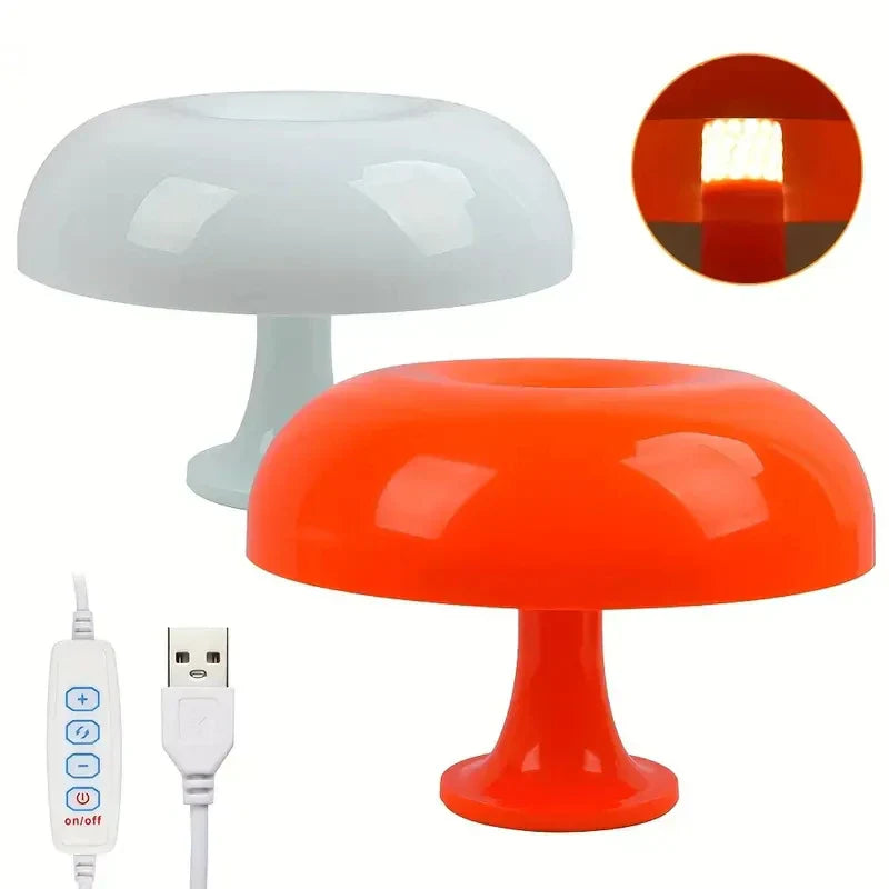 Lampe Décorative Champignon en Fer – Luminaire pour Salon au Design Moderne et Éclairage Chaleureux 6