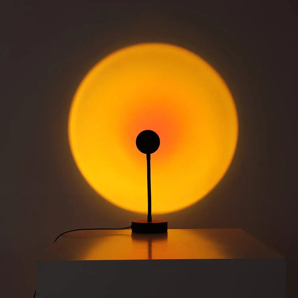 Lampe Décorative LED Effet Coucher de Soleil – Luminaire Moderne pour Salon et Chambre, Éclairage Chaleureux et Économe en Énergie 0