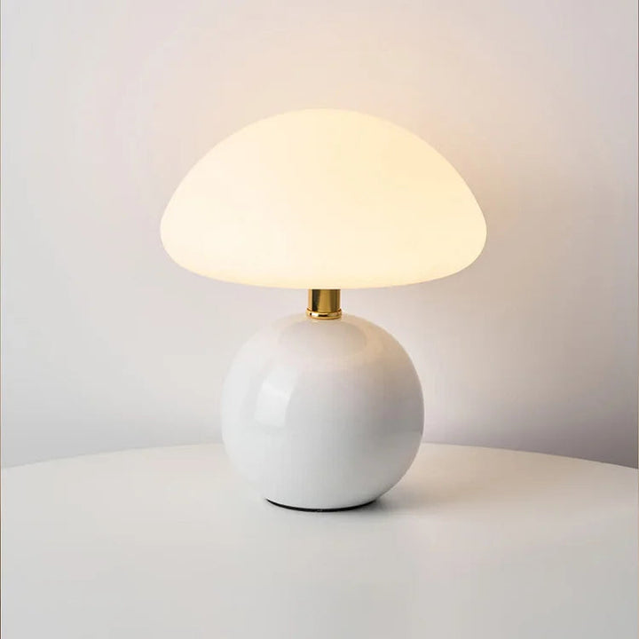 Lampe Décorative en Céramique au Design Champignon - Luminaire pour Salon Élégant et Moderne 0
