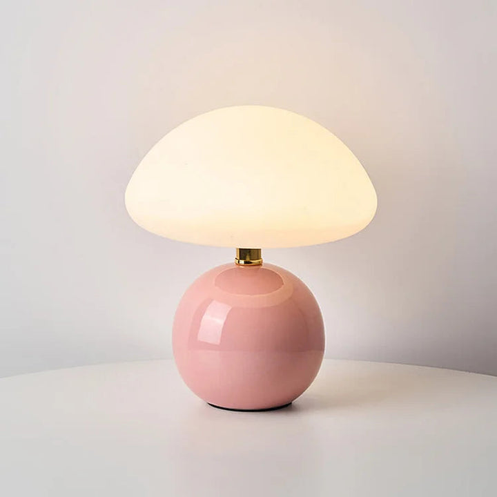 Lampe Décorative en Céramique au Design Champignon - Luminaire pour Salon Élégant et Moderne 11