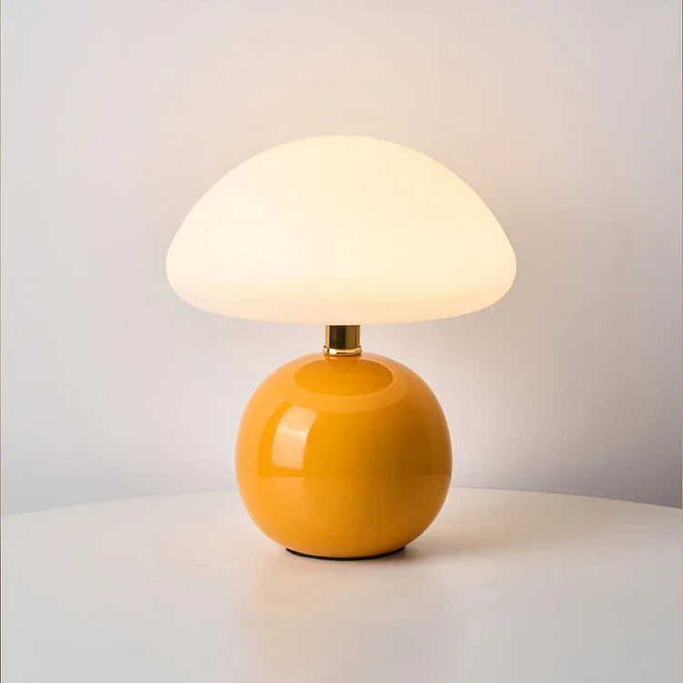 Lampe Décorative en Céramique au Design Champignon - Luminaire pour Salon Élégant et Moderne 8
