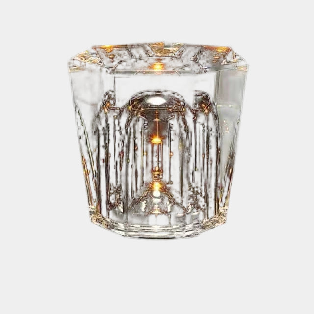 Lampe Décorative en Métal et Cristal pour Salon – Éclairage Élégant 20 x 20 cm 0