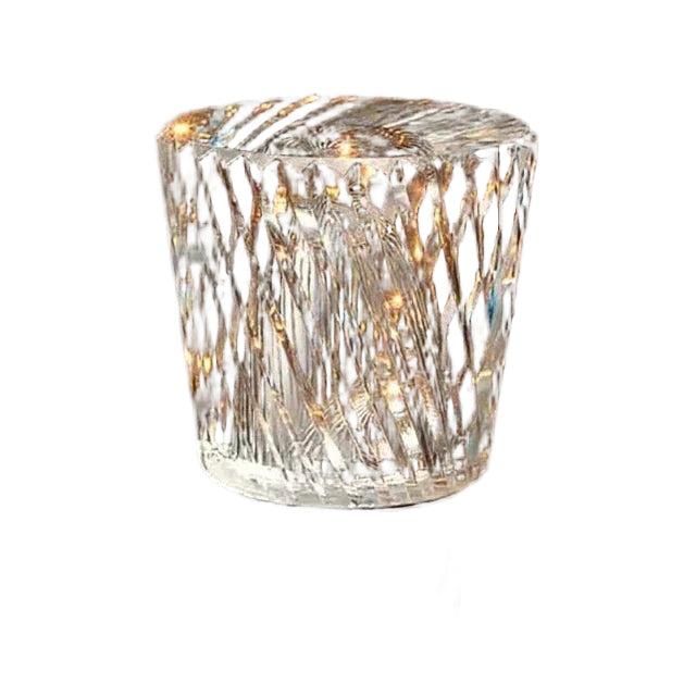 Lampe Décorative en Métal et Cristal pour Salon – Éclairage Élégant 20 x 20 cm 5