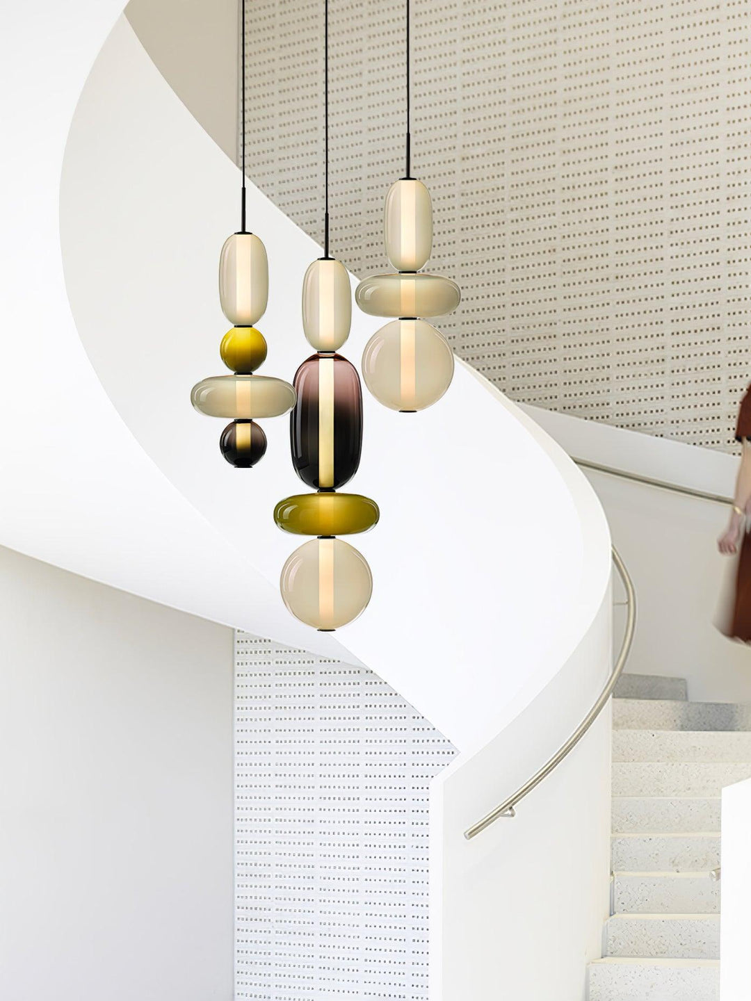 Lampe Décorative en Verre avec Effet Sucre – Élégante et Moderne pour Intérieur 1