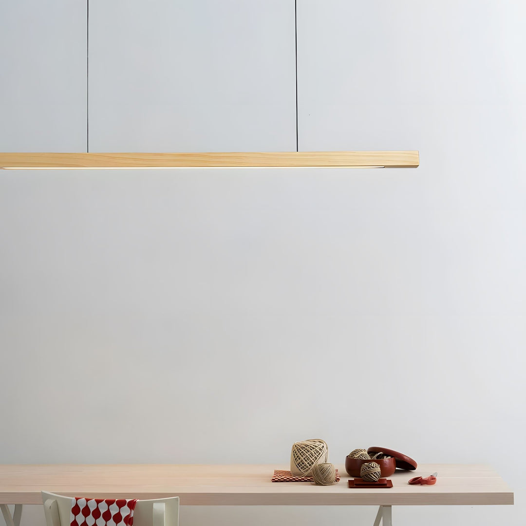 Lampe En Bois De Chêne Massif Avec Télécommande - Éclairage Élégant Réglable 0
