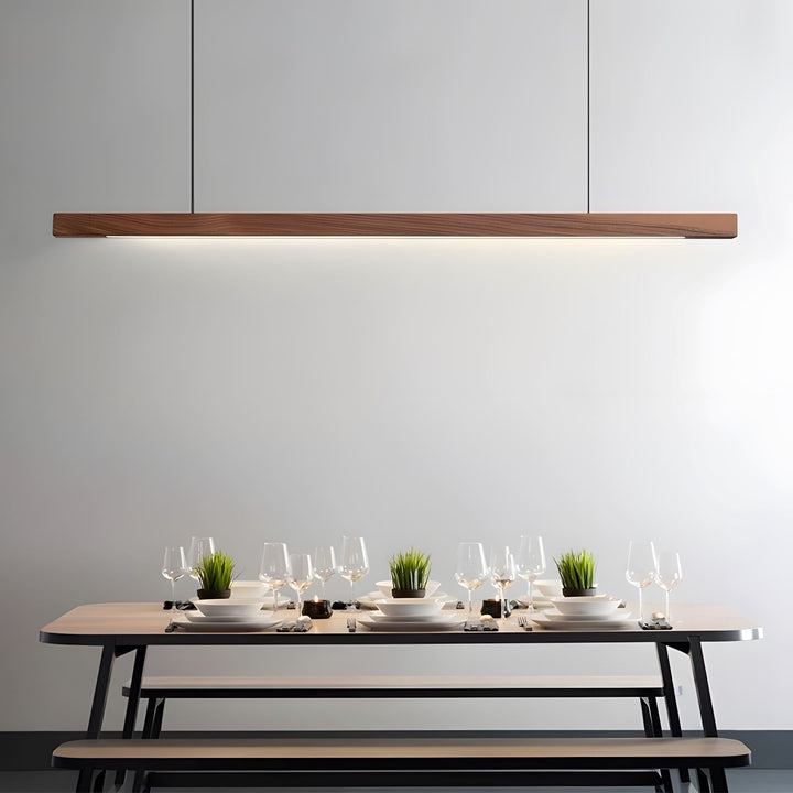 Lampe En Bois De Chêne Massif Avec Télécommande - Éclairage Élégant Réglable 1