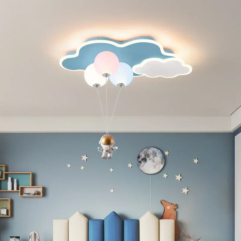 Lampe LED Astronaute et Nuage - Design Nordique Créatif 0