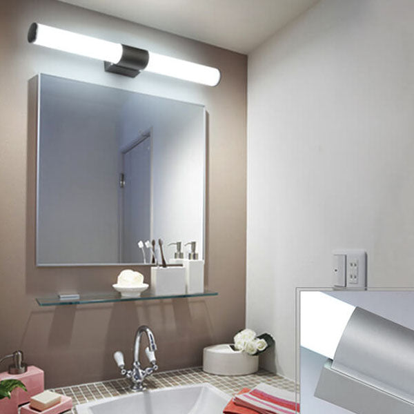Lampe LED Cylindrique Miroir Énergétiquement Efficace pour Salle de Bain et Intérieurs Modernes - Résistance IP44, 3000K/6000K 1