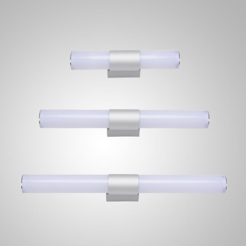 Lampe LED Cylindrique Miroir Énergétiquement Efficace pour Salle de Bain et Intérieurs Modernes - Résistance IP44, 3000K/6000K 8