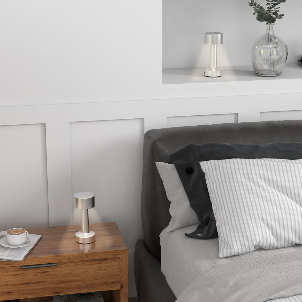 Lampe LED Sans Fil Avec Réglage des Couleurs et Contrôle Tactile - Lampe de Table Moderne 1