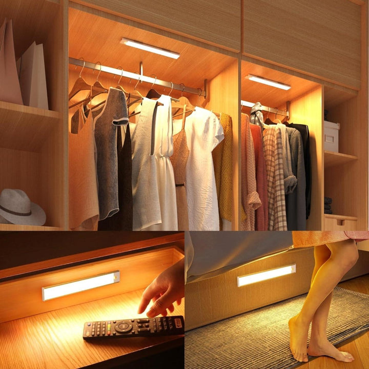 Lampe LED Sans Fil avec Capteur et Installation Magnétique – Éclairage Ajustable pour Chambre, Cuisine et Armoires 2