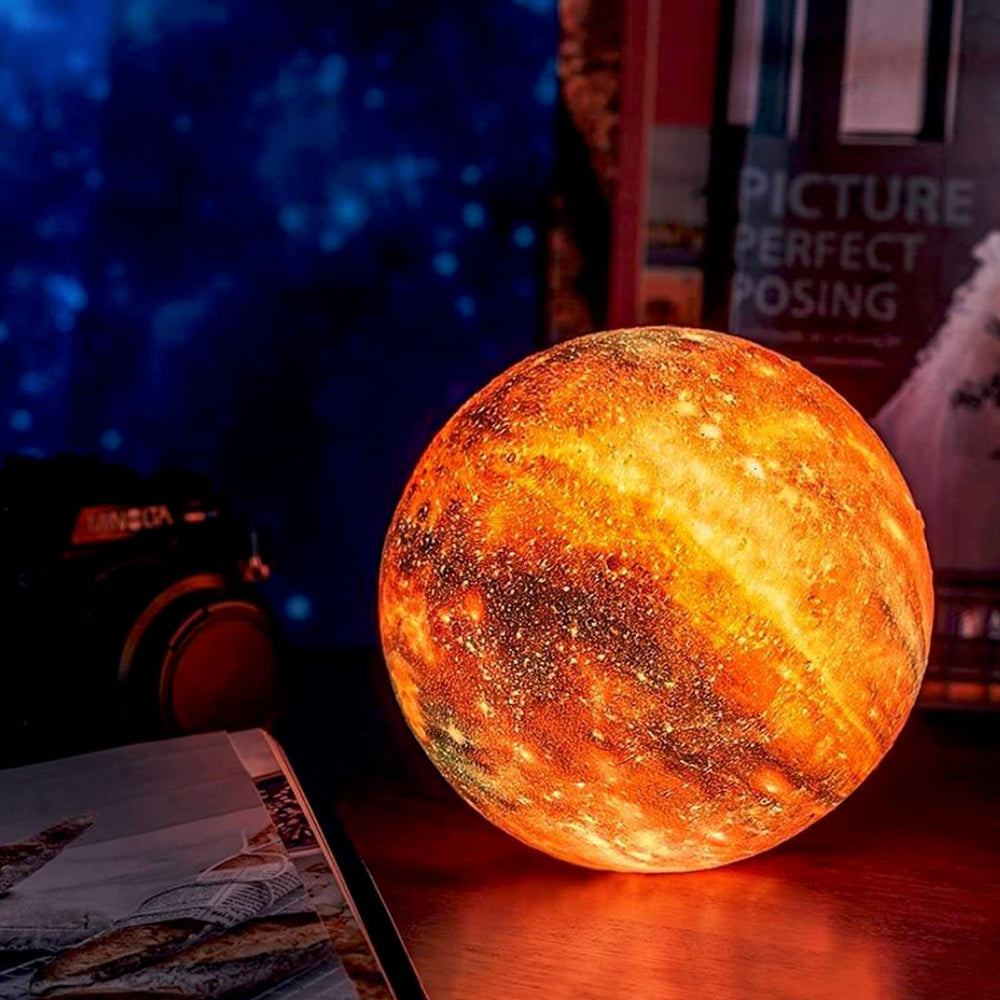 Lampe Lunaire Sans Fil – Éclairage Décoratif Ambiance Cosmique en Plastique – Idéale pour Chevet ou Décoration Moderne 1