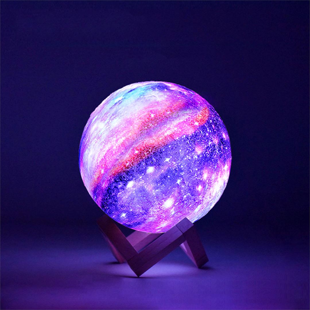 Lampe Lunaire Sans Fil – Éclairage Décoratif Ambiance Cosmique en Plastique – Idéale pour Chevet ou Décoration Moderne 8