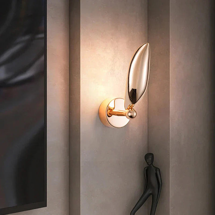 Lampe Murale Artistique en Forme de Mouette avec Finition Dorée – Éclairage Doux pour Ambiance Chaleureuse et Élégante 2