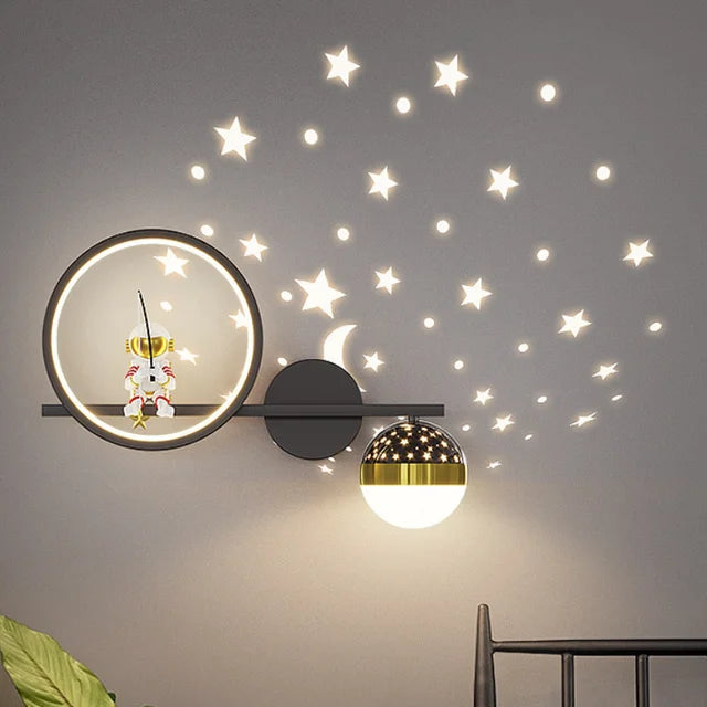 Lampe Murale Design Amical pour Chambre d'Enfants - Éclairage Créatif et Sûr, Installation Facile 2