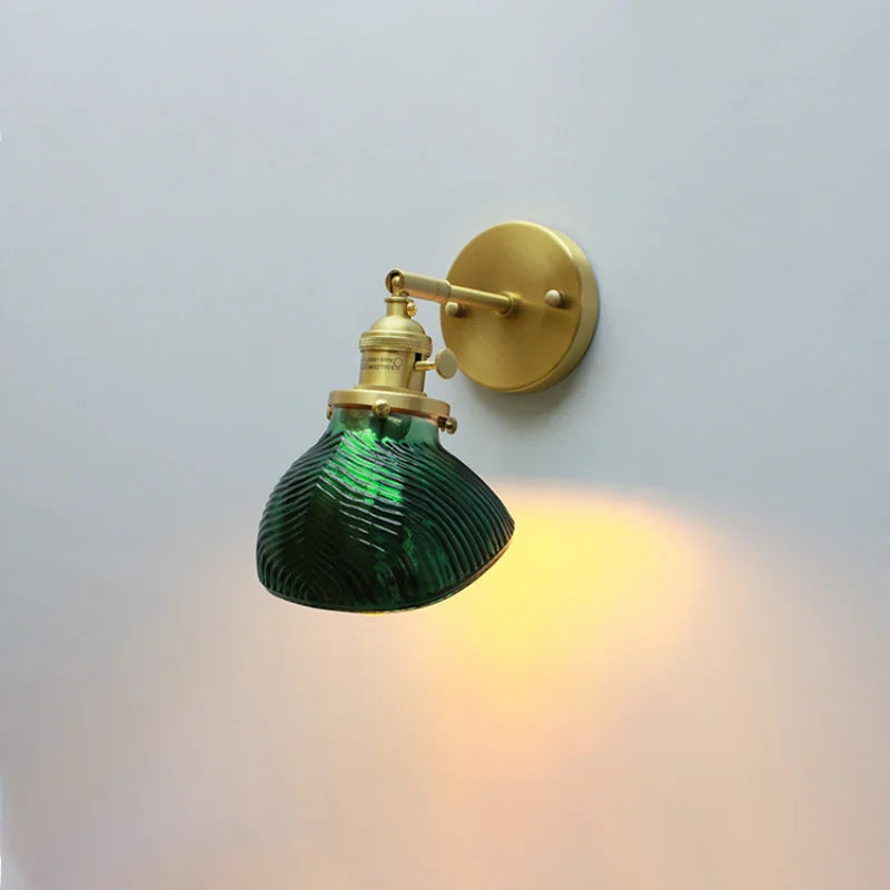 Lampe Murale Élégante en Fer et Verre - Style Traditionnel avec Éclairage LED 1