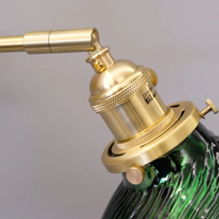Lampe Murale Élégante en Fer et Verre - Style Traditionnel avec Éclairage LED 5