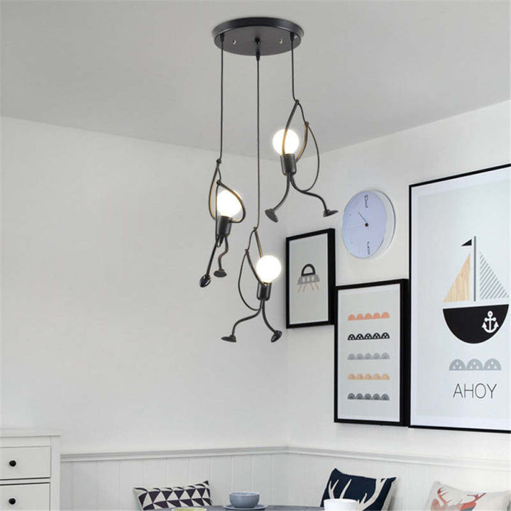 Lampe Murale Industrielle Créative en Métal avec Hauteur Réglable - Applique Murale Design Originale pour Salon et Bureau 3