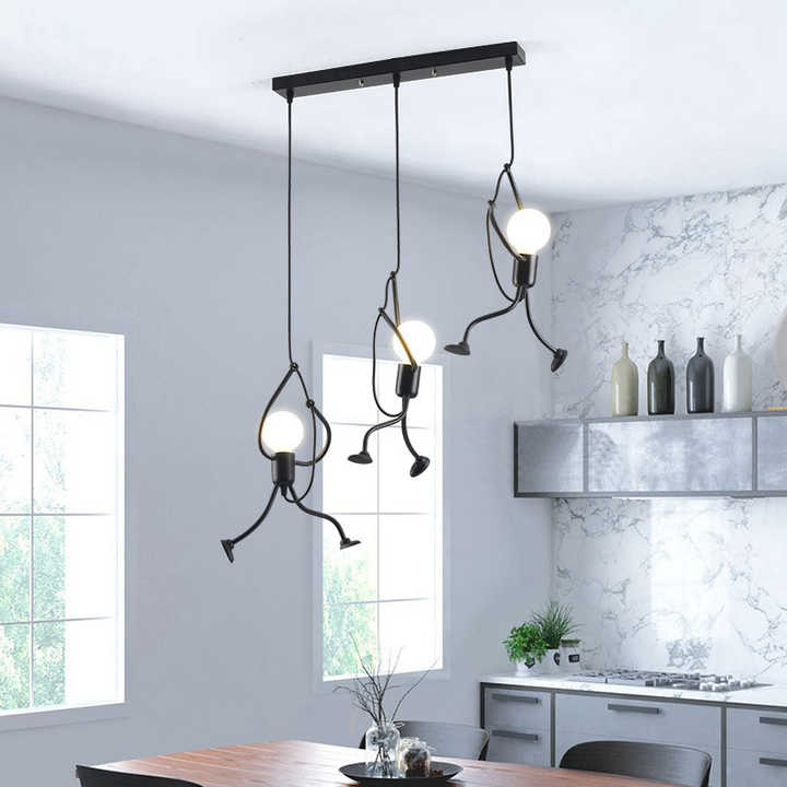 Lampe Murale Industrielle Créative en Métal avec Hauteur Réglable - Applique Murale Design Originale pour Salon et Bureau 5