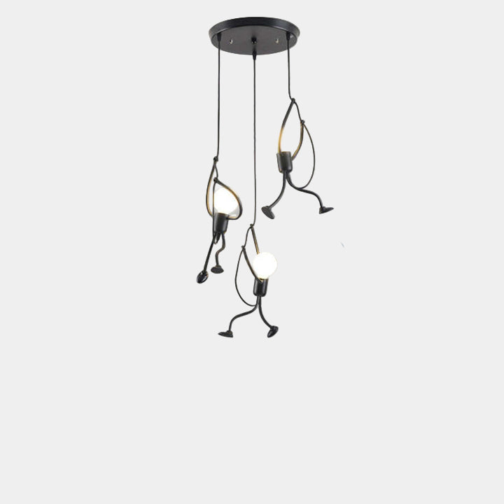 Lampe Murale Industrielle Créative en Métal avec Hauteur Réglable - Applique Murale Design Originale pour Salon et Bureau 9