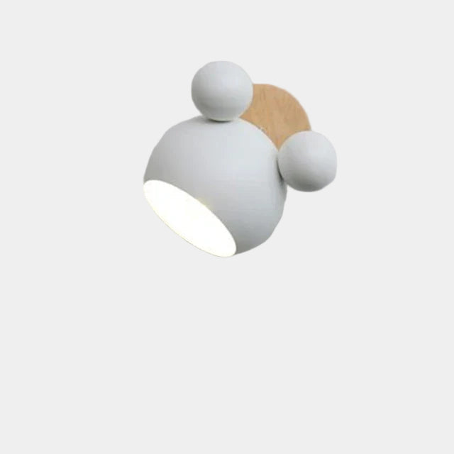 Lampe Murale Mickey Mouse en Aluminium - Applique Murale Chambre Ludique pour Enfants, Éclairage Amusant et Durable 0