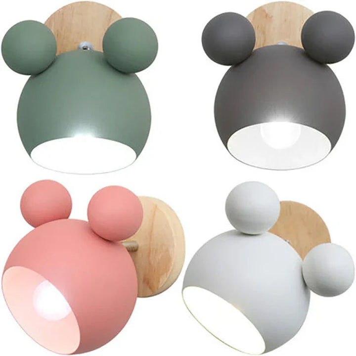 Lampe Murale Mickey Mouse en Aluminium - Applique Murale Chambre Ludique pour Enfants, Éclairage Amusant et Durable 3
