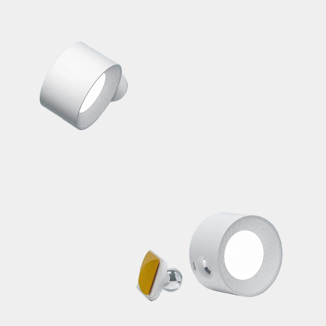 Lampe Murale Sans Fil Rotative avec Intensité Lumineuse Ajustable – Éclairage Portable 3 Couleurs 0