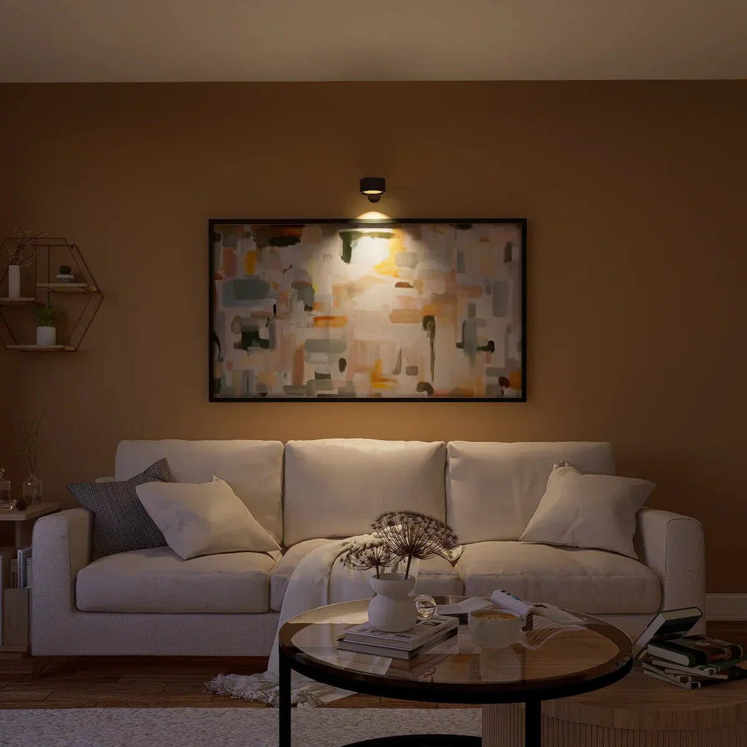 Lampe Murale Sans Fil Rotative avec Intensité Lumineuse Ajustable – Éclairage Portable 3 Couleurs 3