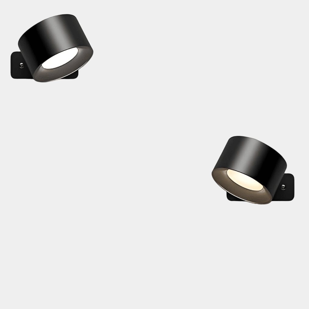 Lampe Murale Sans Fil Rotative avec Intensité Lumineuse Ajustable – Éclairage Portable 3 Couleurs 9
