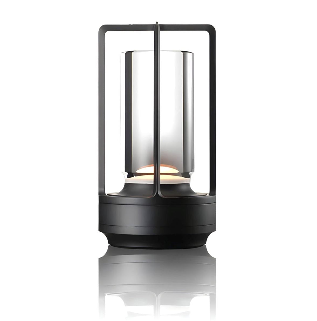 Lampe Sans Fil en Aluminium avec Abat-Jour en Cristal – Luminaire Extérieur Élégant et Mobile 3