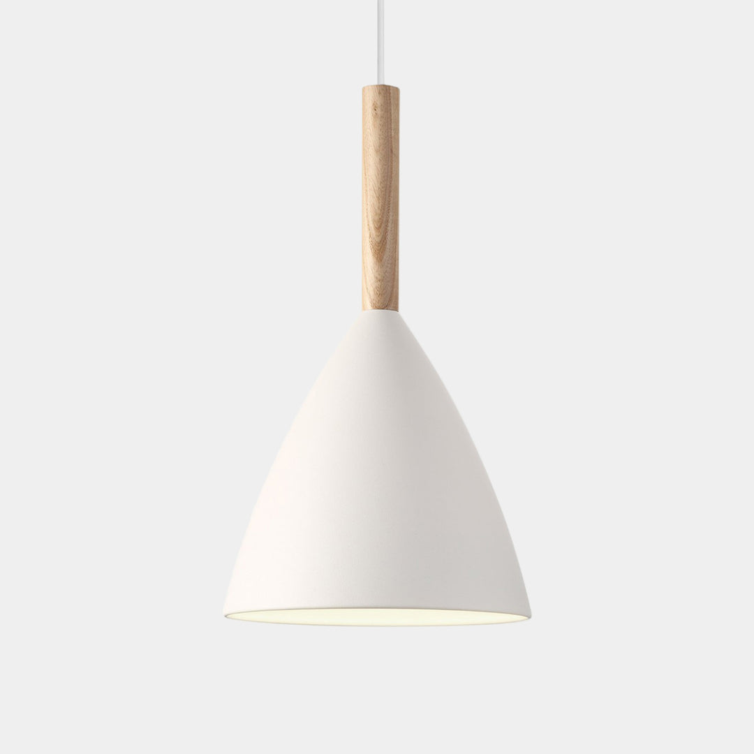 Lampe Suspendue Élégante à 20 Pendentifs en Bois de Cendres – Luminaire Suspendu Minimaliste avec Hauteur Réglable 4