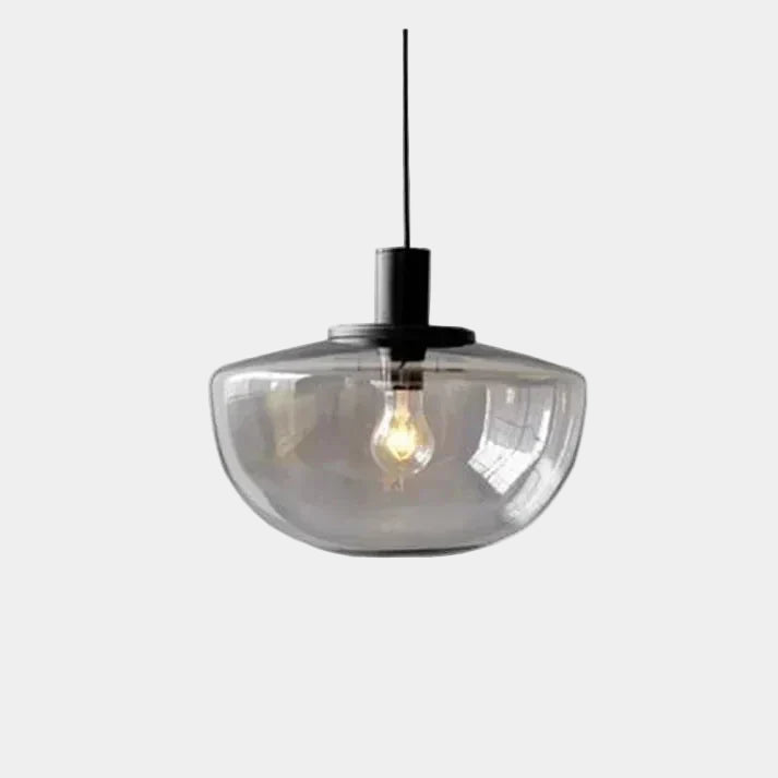 Lampe Suspendue Élégante en Verre Sphérique pour Cuisine – Luminaire Suspendu Minimaliste et Moderne, 22 cm diamètre 9
