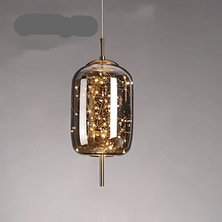 Lampe Suspendue Élégante en Verre avec Motif Féérique – Luminaire Suspendu pour Salle à Manger et Intérieur Moderne 0