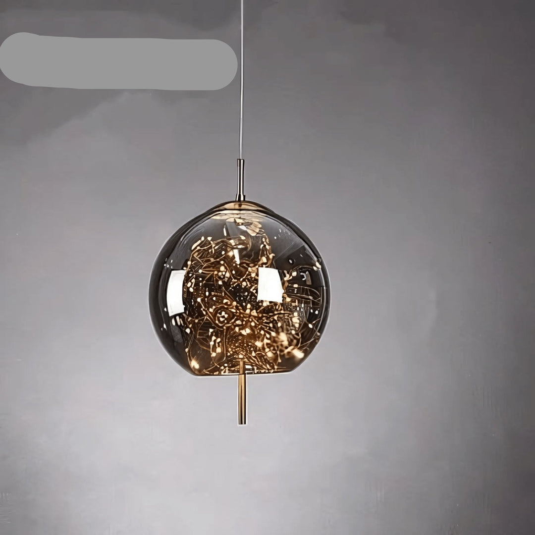 Lampe Suspendue Élégante en Verre avec Motif Féérique – Luminaire Suspendu pour Salle à Manger et Intérieur Moderne 13